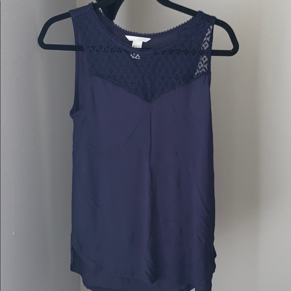 H&M Navy Blue Top (SMALL)